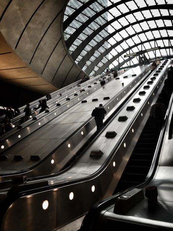 Modern escalators in a UAE commercial building — regular maintenance keeps them safe and efficient